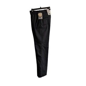 Flying Cross BLACK Uniform Pants Women's 6 REG NWT No Hem Supercrease ProX Fit